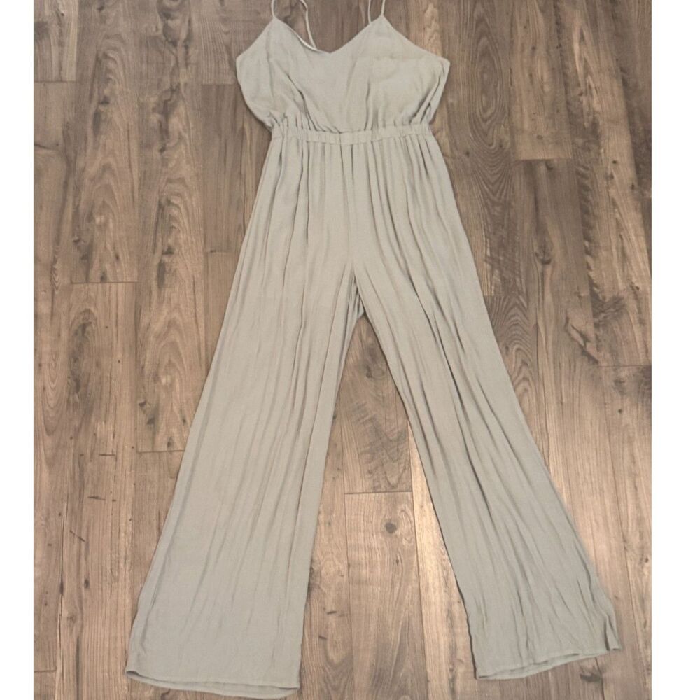 Rokoko Wide Leg Tie Back Sleeveless Jumpsuit Medium